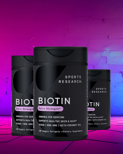 Sports Research - Biotina - 120 softgels