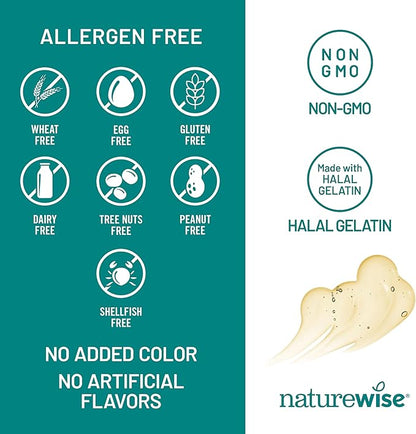 NatureWise - Omega 3 extra fuerte – 60 soft gels