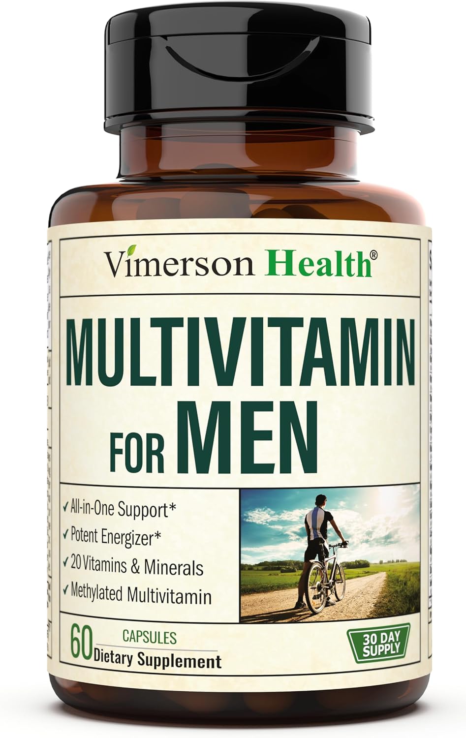 Vimerson Health - Multivitamínico para hombre - 60 cápsulas