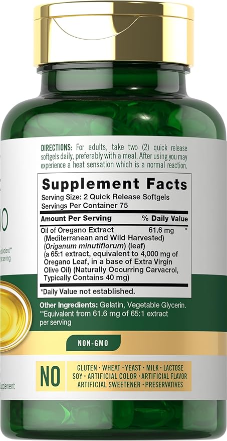Carlyle Oil of Oregano 4000 mg