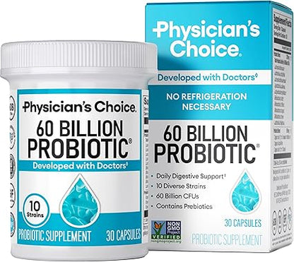 Physician’s Choice 60 Billion Probiotic — 30 cápsulas