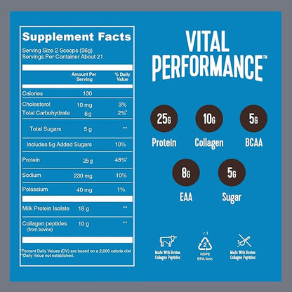 Vital Perfomance - Próteina Sabor Chocolate - 1.41lb