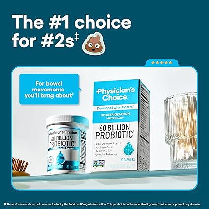 Physician’s Choice 60 Billion Probiotic — 30 cápsulas