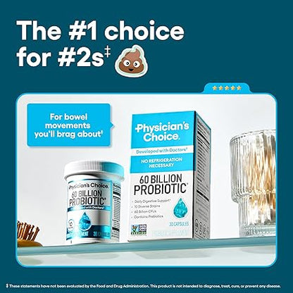 Physician’s Choice 60 Billion Probiotic — 30 cápsulas