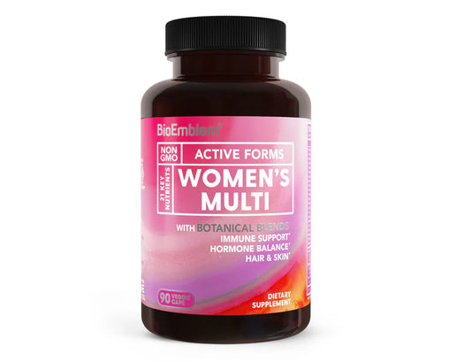BioEmblem Multivitamínico completo para mujer, 90 cápsulas